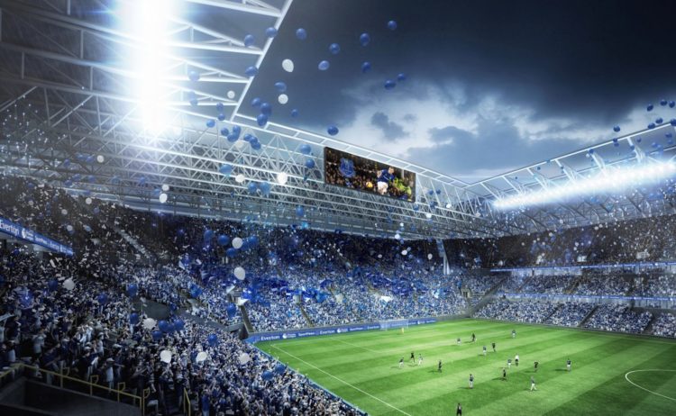 Everton’s new stadium at Bramley-Moore Dock will hold 52,888 supporters