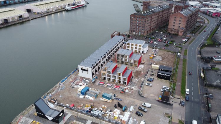Urban Splash has completed 30 modular homes at Wirral Waters