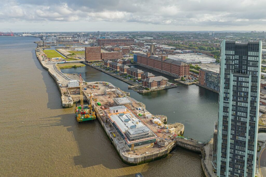Liverpool Central docks: Image credit - Peel L&P