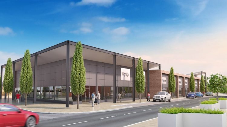 The Priority Space development will comprise nine retail units